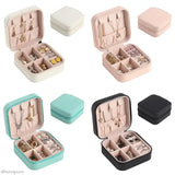 10x10x5 CM Jewelry Box PU Leather Candy Travel Storage Case