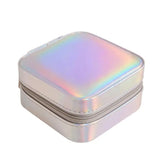 Girls Jewelry Box Storage Box Earring Rings Large Capacity With Mirror