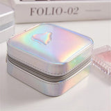 Jewelry Box With Mirror Earring Ring Necklace Holder Display Casket Box