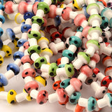 10x11mm Mushroom Ceramic Beads DIY Porcelain Beads For Jewelry Making