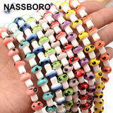 10x11mm Mushroom Ceramic Beads DIY Porcelain Beads For Jewelry Making