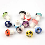 10x11mm Mushroom Ceramic Beads DIY Porcelain Beads For Jewelry Making