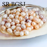 10x12mm 10pcs AA Rice Mixed Colors No Hole Natural Freshwater Pearl Beads