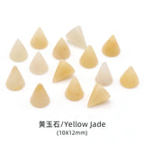 10x12mm Cone Shape Natural Stone Patch Jewelry