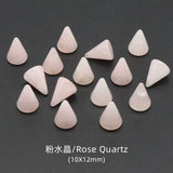 10x12mm Cone Shape Natural Stone Patch Jewelry