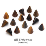 10x12mm Cone Shape Natural Stone Patch Jewelry