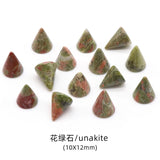 10x12mm Cone Shape Natural Stone Patch Jewelry