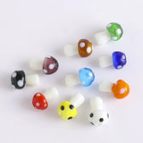 10x13mm Colorful Mashroom Lampwork Glass Bead for DIY Jewelry Making