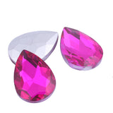 Teardrop Glass Rhinestone Beads for DIY Craft Jewelry Making