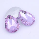 Teardrop Glass Rhinestone Beads for DIY Craft Jewelry Making