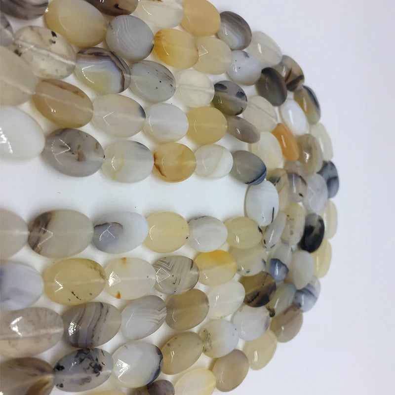 10x14mm Natural Gem Agate Stone Beads for Jewelry Making