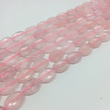 10x14mm Rose Quartz Crystal Gem Stone Beads