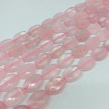 10x14mm Rose Quartz Crystal Gem Stone Beads