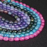 10x14mm Natural Agates Beads Oval Shape Cracked Aagt Stone Loose Spacer Beads