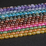 10x14mm Natural Agates Beads Oval Shape Cracked Aagt Stone Loose Spacer Beads