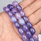 10x14mm Natural Agates Beads Oval Shape Cracked Aagt Stone Loose Spacer Beads