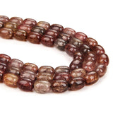 10x14mm Natural Agates Beads Oval Shape Cracked Aagt Stone Loose Spacer Beads