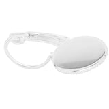 10x14mm Oval French Lever Back Earrings Blank, Silver Plated, 50pcs