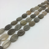 10x14mm Spectrolite Shimmer Stone Ellipse Shape Natural Stone Beads