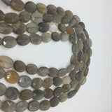 10x14mm Spectrolite Shimmer Stone Ellipse Shape Natural Stone Beads