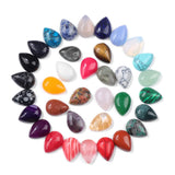 10x14mm Water Drop Natural Stone Cabochons Agate Crystal Opal Chalcedony Beads