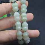 Green Jade Stretch Bracelet Natural Stone Healing Women Jewelry