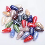 10x20mm Ceramics Beads Water Drop Spacer Beads DIY Jewelry Making