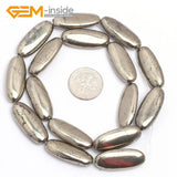 Gray Pyrite Beads Strand 15 inches Natural Stone Loose Bead