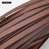 10x2mm 2M Flat Leather Cords Brown Cow Leather Rope DIY Jewelry Making