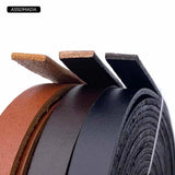 10x2mm 2M Flat Leather Cords Brown Cow Leather Rope DIY Jewelry Making
