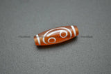 10x30mm Red Agate Constellation Veins Stone DZI Loose Beads