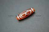 10x30mm Red Agate Constellation Veins Stone DZI Loose Beads