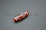 10x30mm Red Agate Constellation Veins Stone DZI Loose Beads
