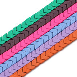 10x3mm 85pcs Matte Red Hematite Arrow Spacer Beads DIY Jewelry Making
