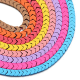 10x3mm 85pcs Matte Red Hematite Arrow Spacer Beads DIY Jewelry Making