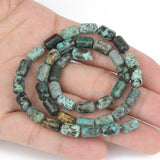 10x6mm Natural Turquoises Opal Shoushan Jaspers Stone Column Shape Beads