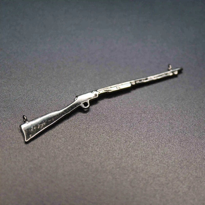 Vintage Bronze Gun Charm - DIY Jewelry Supplies