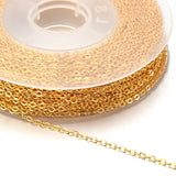 2x3mm Copper Clad Iron Chain for Jewelry Making DIY