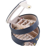 Three-Layer Portable Jewelry Box Earrings Storage