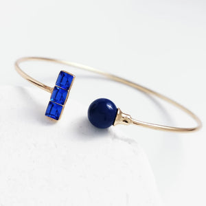 Crystal Cuff Bracelet for Women Austrian Crystals Girls Christmas Bijoux