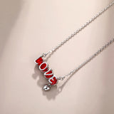 Love Necklace with Austrian Crystal - Party Jewelery for Women