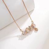 Love Necklace with Austrian Crystal - Party Jewelery for Women