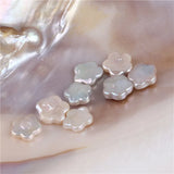 11mm Natural Freshwater Baroque Pearl Plum Blossom Shape