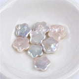 11mm Natural Freshwater Baroque Pearl Plum Blossom Shape