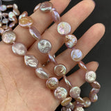 11-12MM 10Pcs/String Purple Freshwater Pearl Baroque Beads Jewelry Making