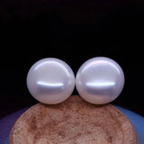 Freshwater Pearl Stud Earrings S925 Sterling Silver Women Jewelry