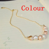 Baroque Pearl Necklace 18 K Classic Party