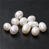 11-12mm Half Drilled Natural Pearl Beads For Jewelry Making Earrings