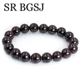 Natural Garnet Adjustable Stretchy Bracelet 7.5 inch