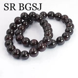 Natural Garnet Adjustable Stretchy Bracelet 7.5 inch
